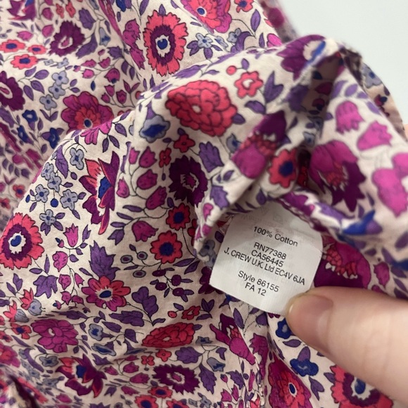 J. Crew Liberty Floral Print Button-Down Shirt - Picture 4 of 6